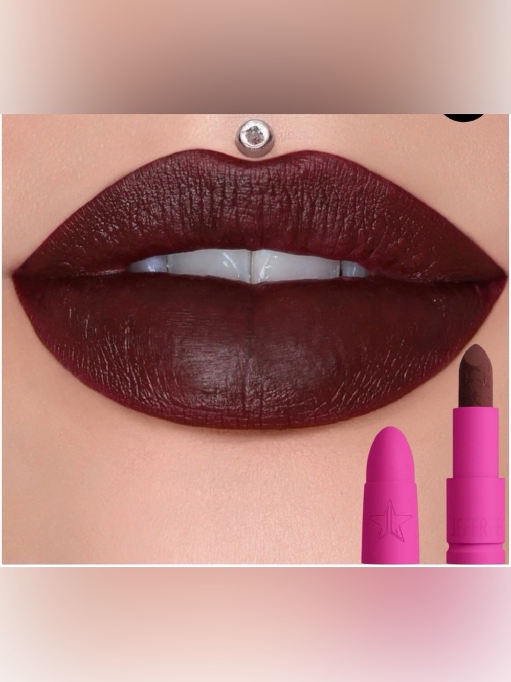 Jeffree Star Communion Wine Velvet Trap  Lipstick - Deep Wine Shade